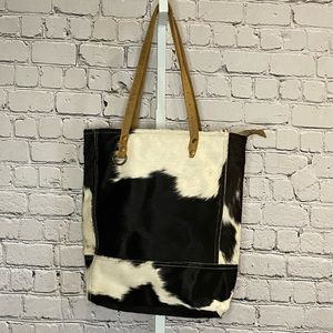 Myra Hair-on Hide Tote Bag